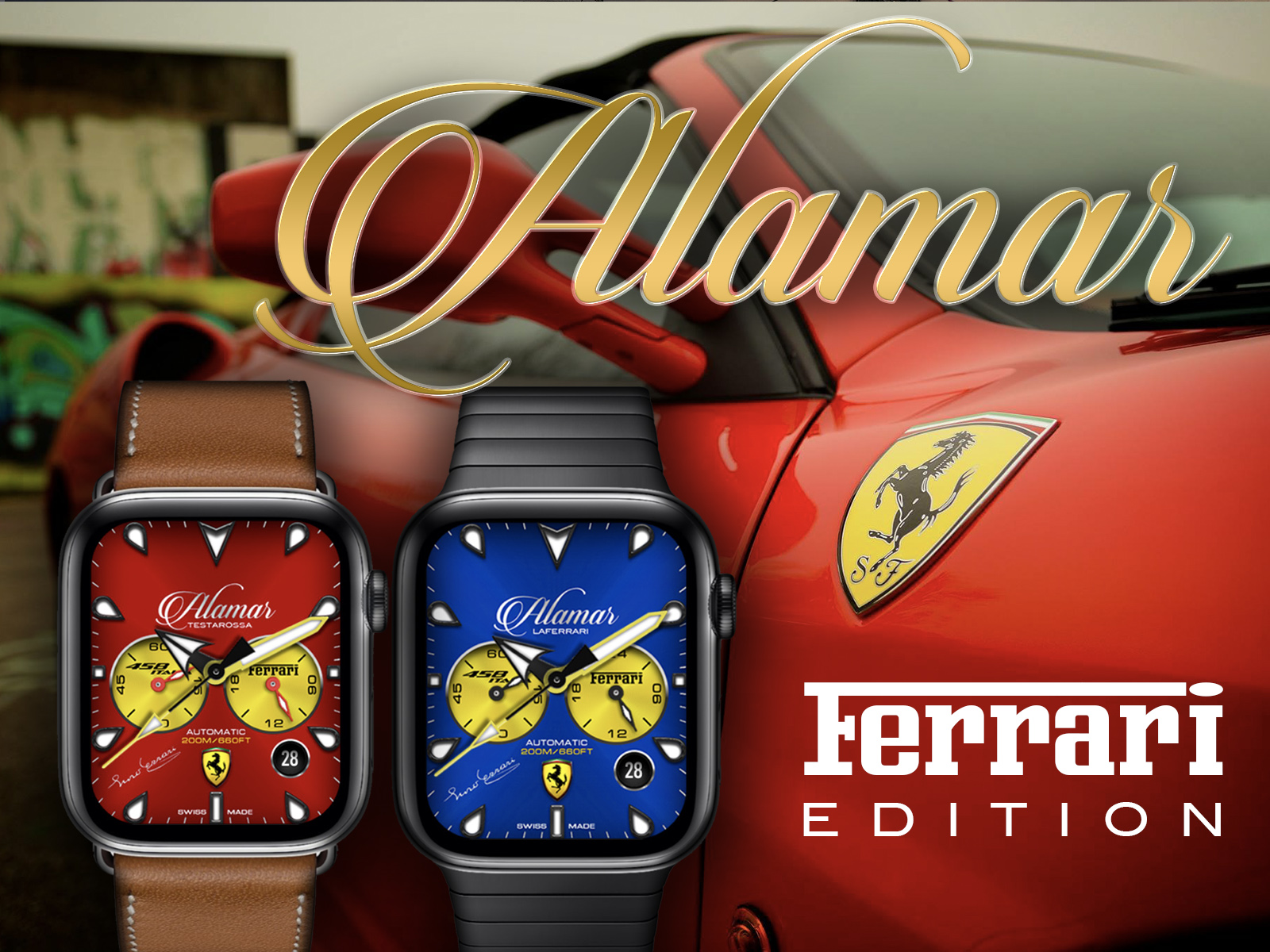 Apple watch ferrari discount face